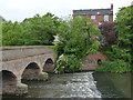 SK2523 : Burton Weir by Alan Murray-Rust