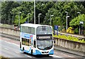 J3775 : Tall ships shuttle bus, Sydenham bypass, Belfast - July 2015 (2) by Albert Bridge