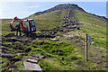 SD7474 : Path building on Ingleborough by Ian Taylor