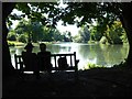 SU6357 : Relaxing by the Lake by Philip Halling