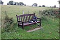  : Remote commemorative seat near Cilcain by Jeff Buck