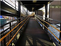 NZ3367 : Walkway access to Percy Main Metro Station by Andrew Curtis