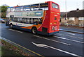 ST3090 : X3 bus ascending Malpas Road, Newport by Jaggery