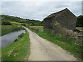 SE0612 : Canal towpath near Marsden by Malc McDonald