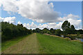 SE3118 : Path by The River Calder, Calder Park Wetlands Nature Reserve, Wakefield by habiloid