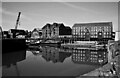 TA1028 : Old Harbour, River Hull, Kingston upon Hull by Bernard Sharp