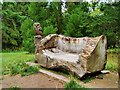 SE2754 : Pete's Bench, Harlow Carr Arboretum by David Dixon