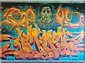 SE3118 : Horbury Underpass of Graffiti by Phillip De-Vere