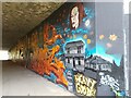 SE3118 : Horbury Underpass of Graffiti by Phillip De-Vere