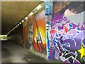 SE3118 : Horbury Underpass of Graffiti by Phillip De-Vere