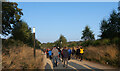 NZ2030 : People walking to performance of Kynren, Bishop Auckland by habiloid