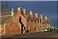 NT6977 : Houses at Broxburn, Dunbar by Walter Baxter