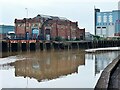 TA1028 : Old Harbour, River Hull, Kingston upon Hull by Bernard Sharp