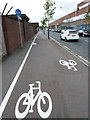 J3476 : Cycle path in Belfast by Robert Ashby