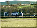 SU2280 : John Lewis HGV, M4, Swindon by Brian Robert Marshall