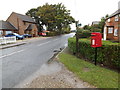 TM0860 : Saxham Street & Debenham Lane Postbox by Geographer