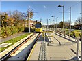 SJ8188 : Metrolink Airport Line, Martinscroft by David Dixon