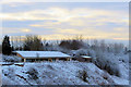 SP9313 : The Visitor Centre from Warden's Bank, College Lake by Chris Reynolds