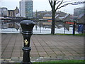 J3474 : Bollard by the Lagan, Belfast by Christopher Hilton