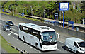 J3775 : Logans coach, Sydenham bypass, Belfast (May 2017) by Albert Bridge