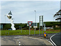 G8862 : N15, Allingham Roundabout and Morning Star Sculpture by David Dixon