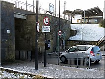 NZ3367 : Percy Main Metro Station from Station Road by Andrew Curtis