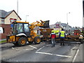 H4672 : Road works, Hospital Road, Omagh - 29 by Kenneth  Allen