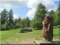 SP8808 : The Gruffalo with the New Cafe Site in the distance by Chris Reynolds