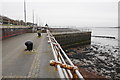 SJ3586 : Sea wall near Dingle by Bill Boaden