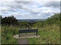 NZ1655 : Seat with a view at Mountsett by Robert Graham