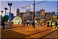 SJ8398 : Manchester Corn Exchange and Exchange Square by David Dixon