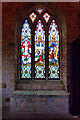 SE0986 : Stained Glass Window in the Tower at the Forbidden Corner by David Dixon