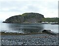 NM7317 : Easdale - looking over Easdale Sound to Dùn Mòr by Rob Farrow