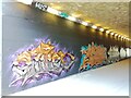 SE3118 : Horbury Underpass of Graffiti by Phillip De-Vere