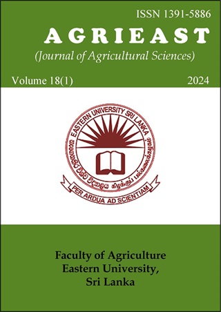 cover image for the AGRIEAST: Journal of Agricultural Sciences journal