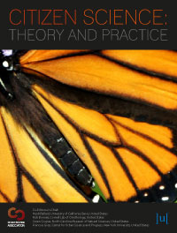 cover image for the Citizen Science: Theory and Practice journal