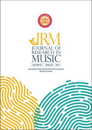 cover image for the Journal of Research in Music journal