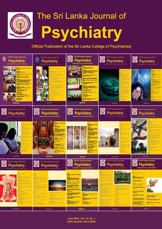 cover image for the Sri Lanka Journal of Psychiatry journal