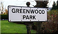 J3873 : Greenwood Park sign, Belfast by Albert Bridge