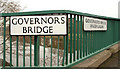 J3371 : Governor's Bridge signs, Belfast by Albert Bridge