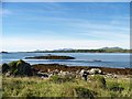 NM8944 : Appin rocks with Lismore in the background by Elliott Simpson