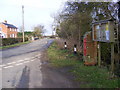 TM3681 : Aldous's Corner & Aldous's Corner Victorian Postbox by Geographer