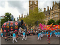 SJ8398 : Manchester Day Parade, The Elephant in Albert Square by David Dixon