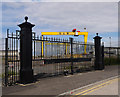 J3574 : Old shipyard gates, Belfast by Rossographer