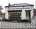 SJ7994 : Stretford Monumental Works by Christine Courtney