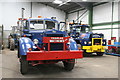 SK2406 : Statfold Barn Railway - a pair of Mack trucks by Chris Allen