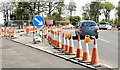 J3784 : Roadworks, Greenisland (May 2015) by Albert Bridge