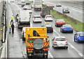 J3775 : Vehicle recovery, Sydenham bypass, Belfast (April 2016) by Albert Bridge