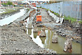 J3674 : Connswater path works, Belfast - April 2016(2) by Albert Bridge