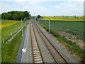 SP0271 : The railway line to Redditch by Philip Halling